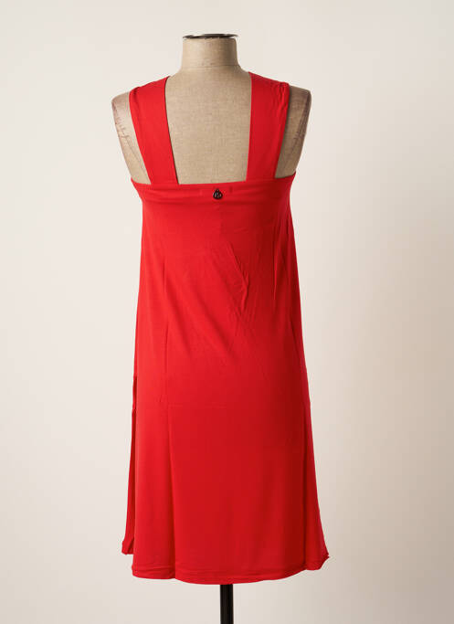 Robe mi-longue rouge MALOKA pour femme