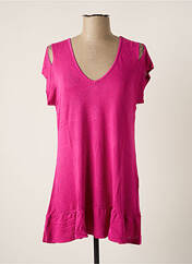 Tunique manches courtes violet MALOKA pour femme seconde vue