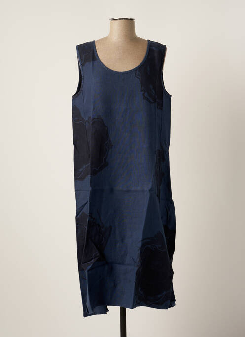 Robe mi-longue bleu G!OZE pour femme