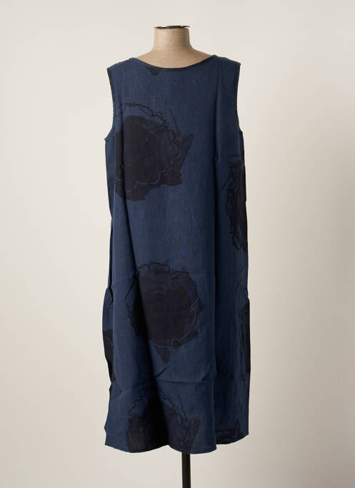 Robe mi-longue bleu G!OZE pour femme
