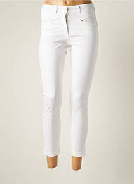 Pantalon 7/8 stretch taille normale blanc PAUL BRIAL femme