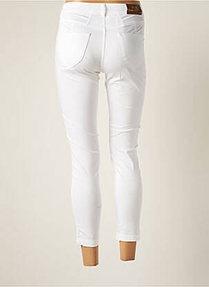 Pantalon 7/8 stretch taille normale blanc PAUL BRIAL femme