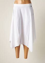 Jupe mi-longue blanc MALOKA pour femme seconde vue