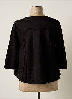 Veste casual col rond noir G!OZE femme
