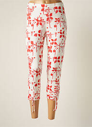 Pantacourt stretch taille normale rouge G!OZE femme