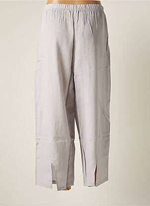 Pantacourt taille élastique gris G!OZE femme