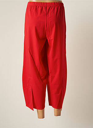 Pantacourt stretch taille normale rouge G!OZE femme