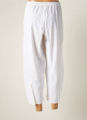 Pantacourt stretch taille normale blanc G!OZE femme