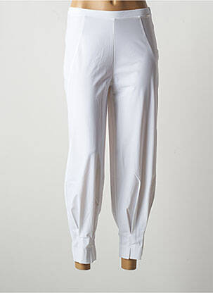 Pantalon large taille normale taille normale blanc MALOKA femme