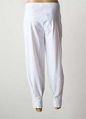 Pantalon large taille normale taille normale blanc MALOKA femme