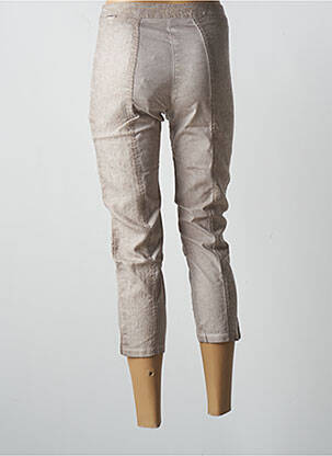 Pantacourt taille normale taille normale beige MALOKA femme