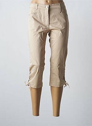 Pantacourt beige PAUL BRIAL pour femme