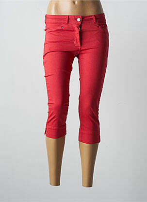 Pantacourt taille basse taille basse rouge PAUL BRIAL femme
