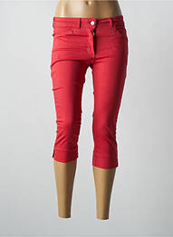 Pantacourt taille basse taille basse rouge PAUL BRIAL femme