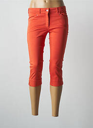 Pantacourt taille basse taille basse orange PAUL BRIAL femme