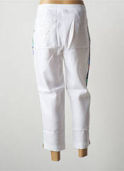 Pantalon 7/8 blanc MALOKA pour femme seconde vue