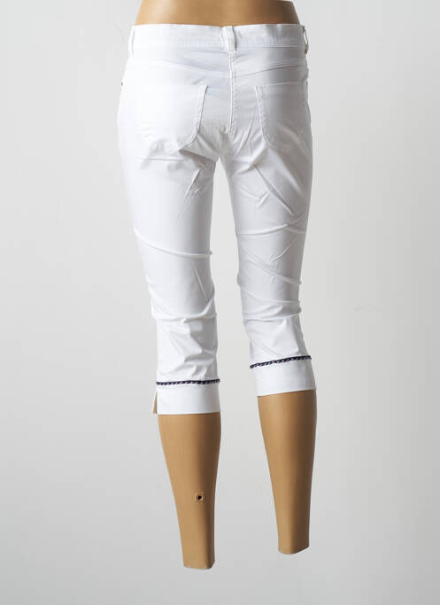 Pantacourt blanc PAUL BRIAL pour femme