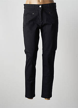 Pantalon 7/8 stretch taille normale noir PAUL BRIAL femme