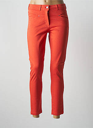 Pantalon 7/8 stretch taille normale orange PAUL BRIAL femme