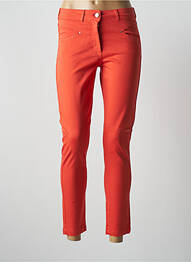 Pantalon 7/8 stretch taille normale orange PAUL BRIAL femme