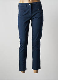 Pantalon 7/8 stretch taille normale bleu PAUL BRIAL femme