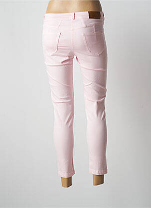Pantalon 7/8 stretch taille basse rose PAUL BRIAL femme