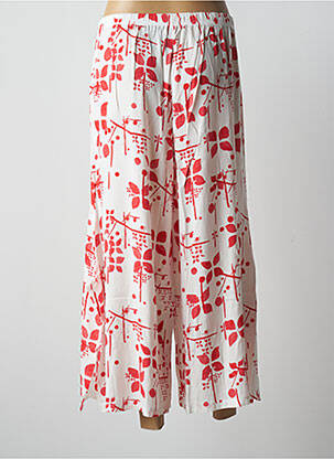 Pantalon large taille normale taille normale blanc OZÉE femme