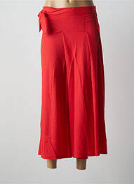 Pantalon large taille normale taille normale rouge OZÉE femme