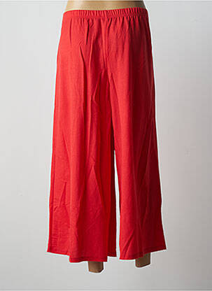 Pantalon large taille normale taille normale rouge OZÉE femme