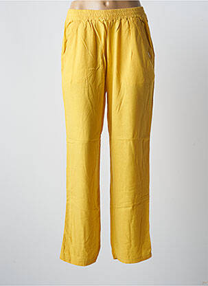 Pantalon large jaune MALOKA pour femme