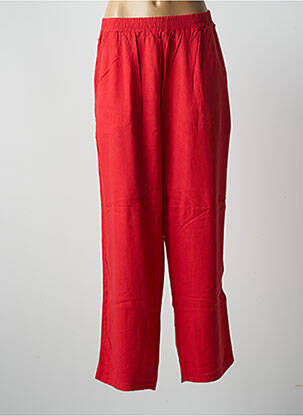 Pantalon large rouge MALOKA pour femme