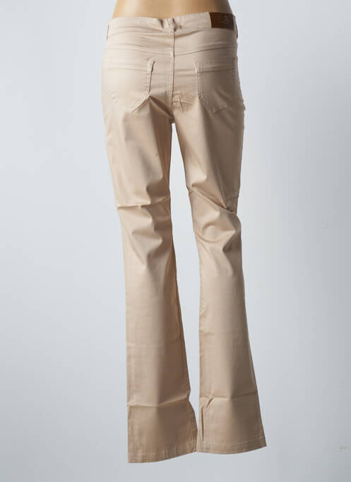 Pantalon droit beige PAUL BRIAL pour femme
