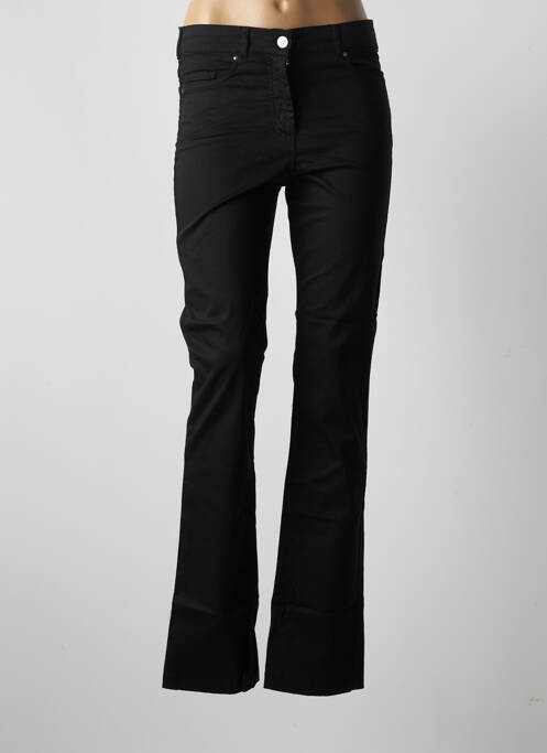 Pantalon droit noir PAUL BRIAL pour femme