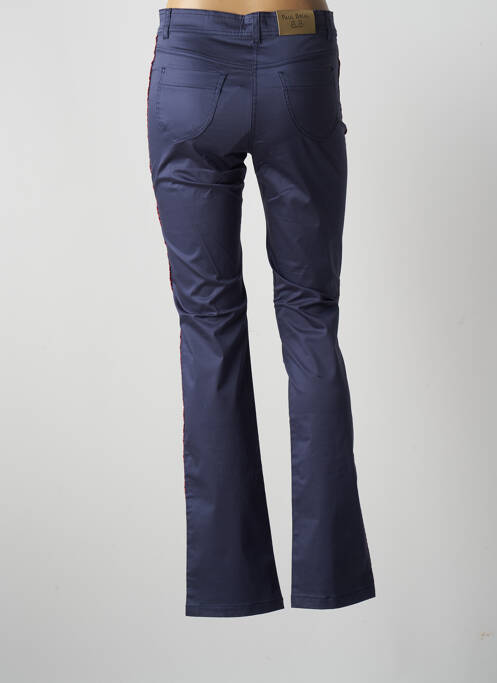 Pantalon droit bleu PAUL BRIAL pour femme