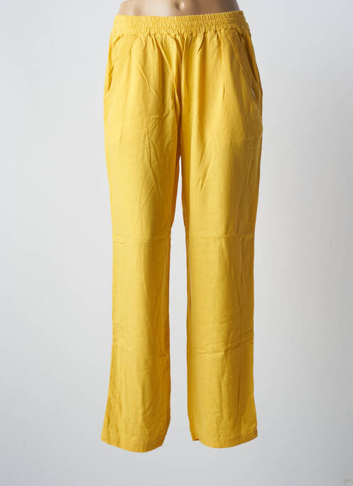 Pantalon large jaune MALOKA pour femme