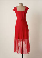 Robe longue rouge MALOKA pour femme seconde vue