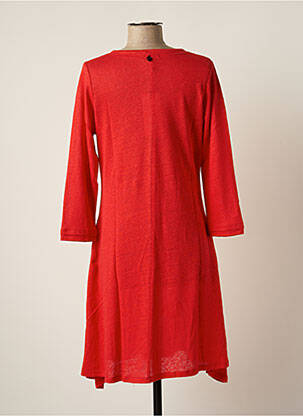 Veste casual col rond rouge MALOKA femme