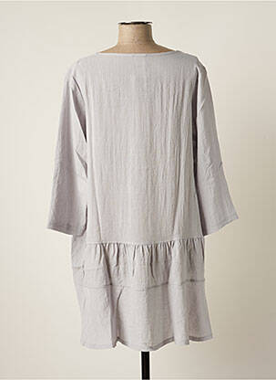 Tunique manches longues col rond gris G!OZE femme