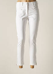 Pantalon 7/8 blanc PAUL BRIAL pour femme seconde vue