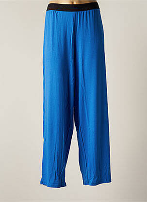 Pantalon large bleu MALOKA pour femme