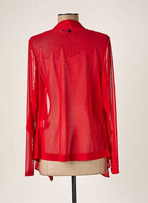 Veste casual manches longues rouge MALOKA femme