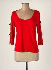 Top rouge PAUL BRIAL pour femme seconde vue