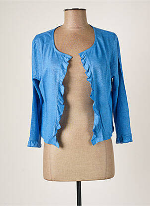 Veste casual bleu MALOKA pour femme