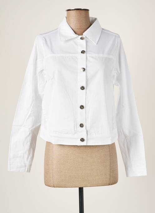 Veste casual blanc MALOKA pour femme