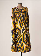 Robe mi-longue jaune G!OZE pour femme seconde vue