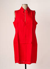 Robe mi-longue rouge MALOKA pour femme seconde vue
