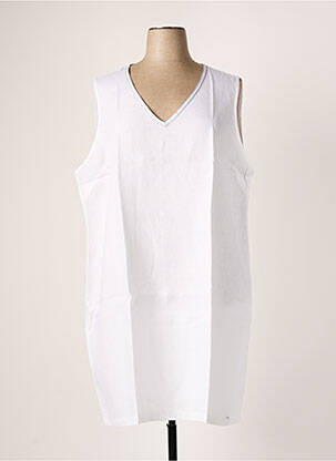 Robe courte blanc MALOKA pour femme