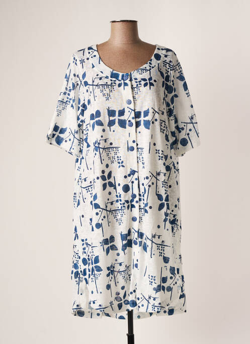 Robe mi-longue bleu G!OZE pour femme