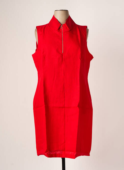 Robe mi-longue rouge MALOKA pour femme