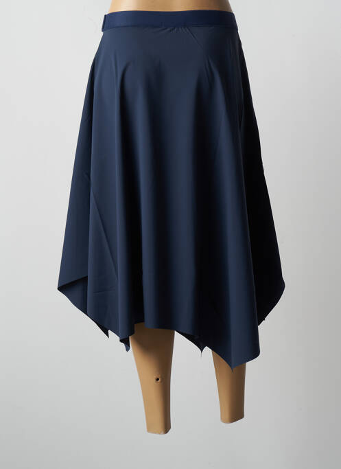 Jupe mi-longue bleu MALOKA pour femme